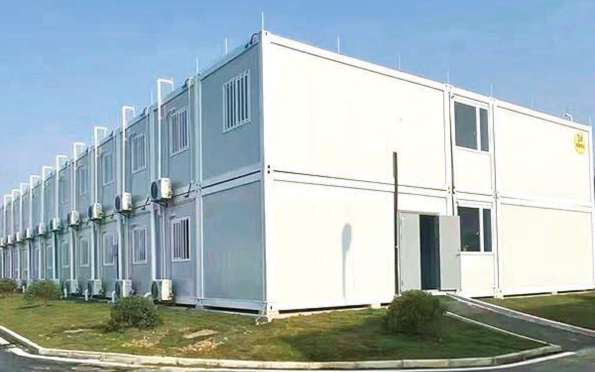 Completed SUNRUN modular accommodation block project