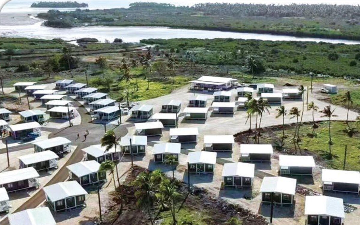 Completed SUNRUN modular camp project