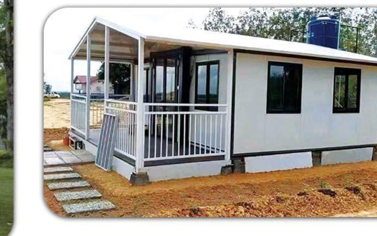 Completed SUNRUN veranda modular house project